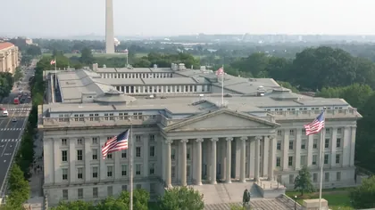 The U.S. Treasury Building, Washington DC